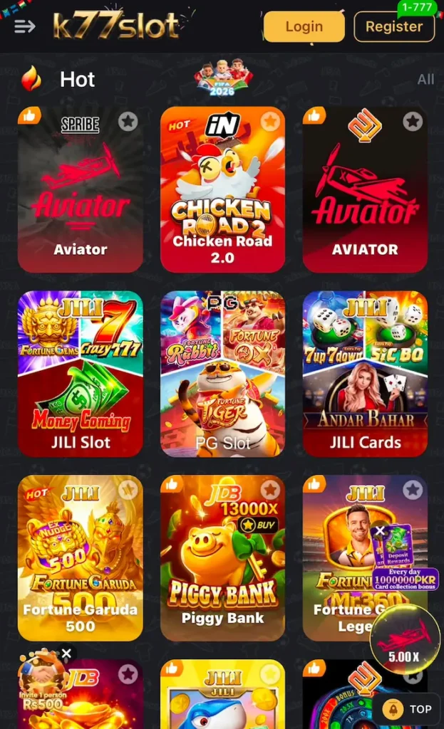 k77slot game